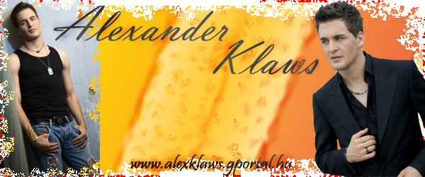 Az els magyar Alexander Klaws-portl